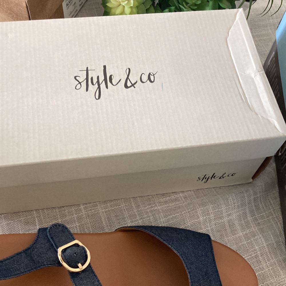 Platform heels NWT denim 10 - Picture 10 of 10